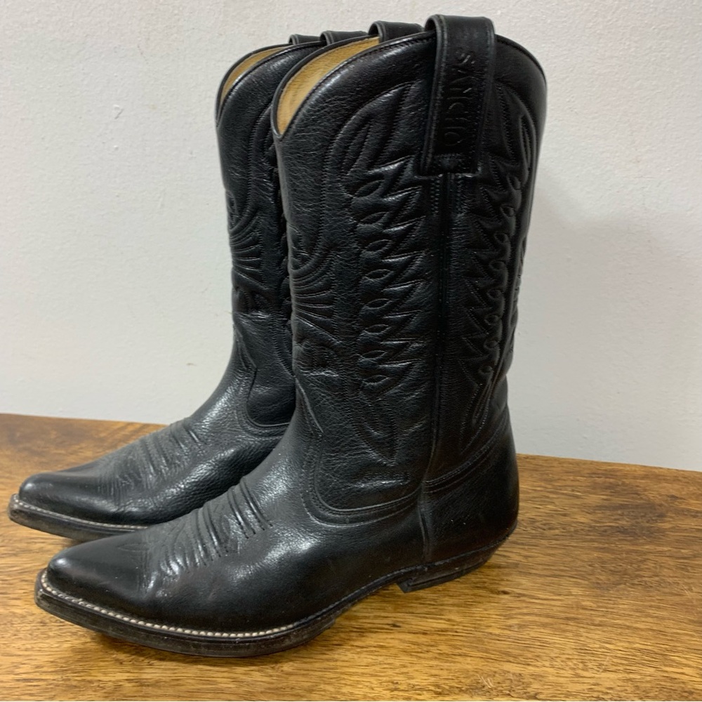 Sancho cowboy leather boots like new